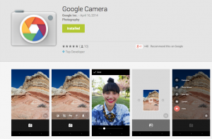 app per foto google camera